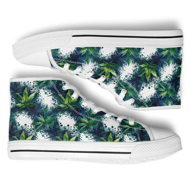 Chokefish™ Urban Peak Retro High Tops-Cannabis-013